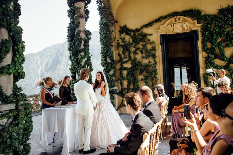 Красивая свадьба в Италии