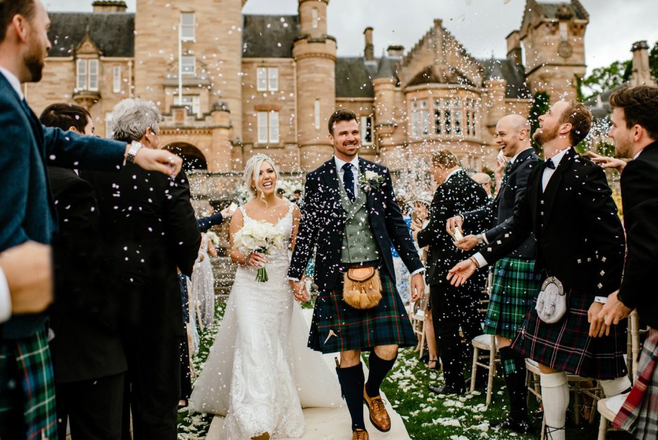Свадебная церемония в Шотландии
