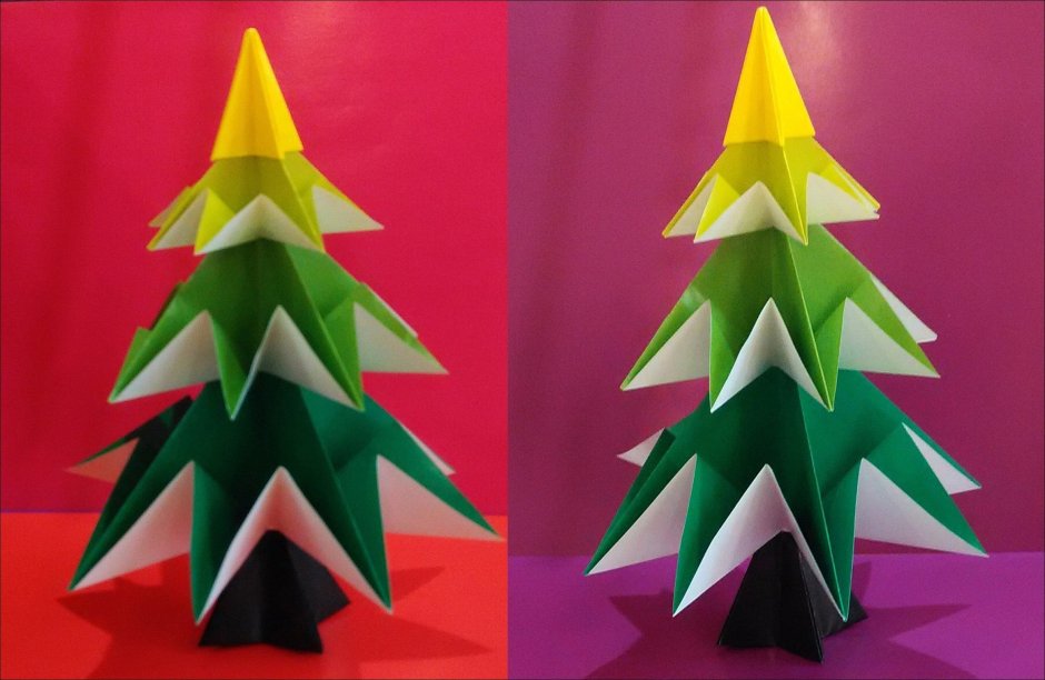 Construction paper Trees