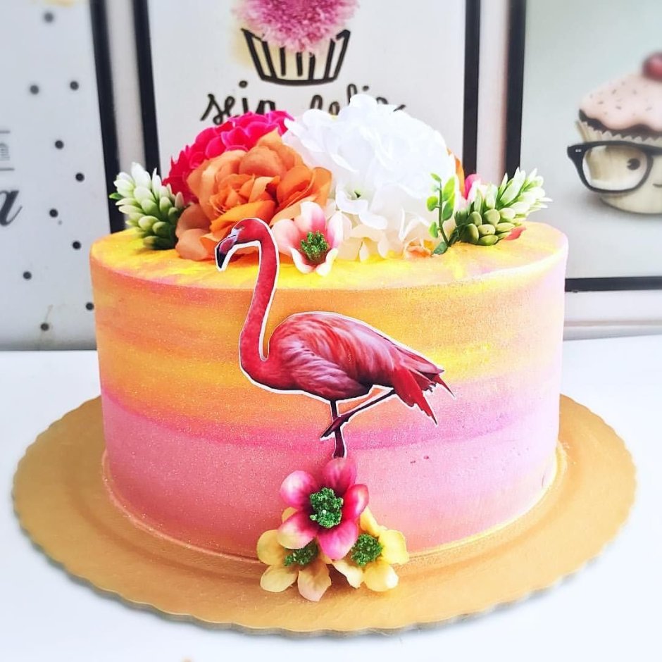 Торт Фламинго кремовый