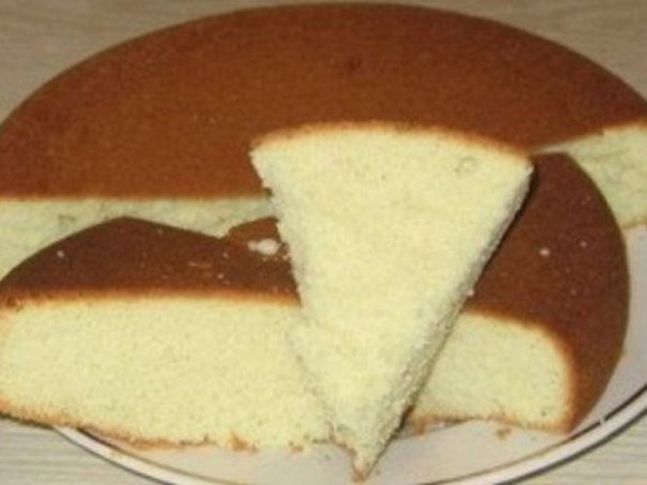 Бисквит для торта пышный