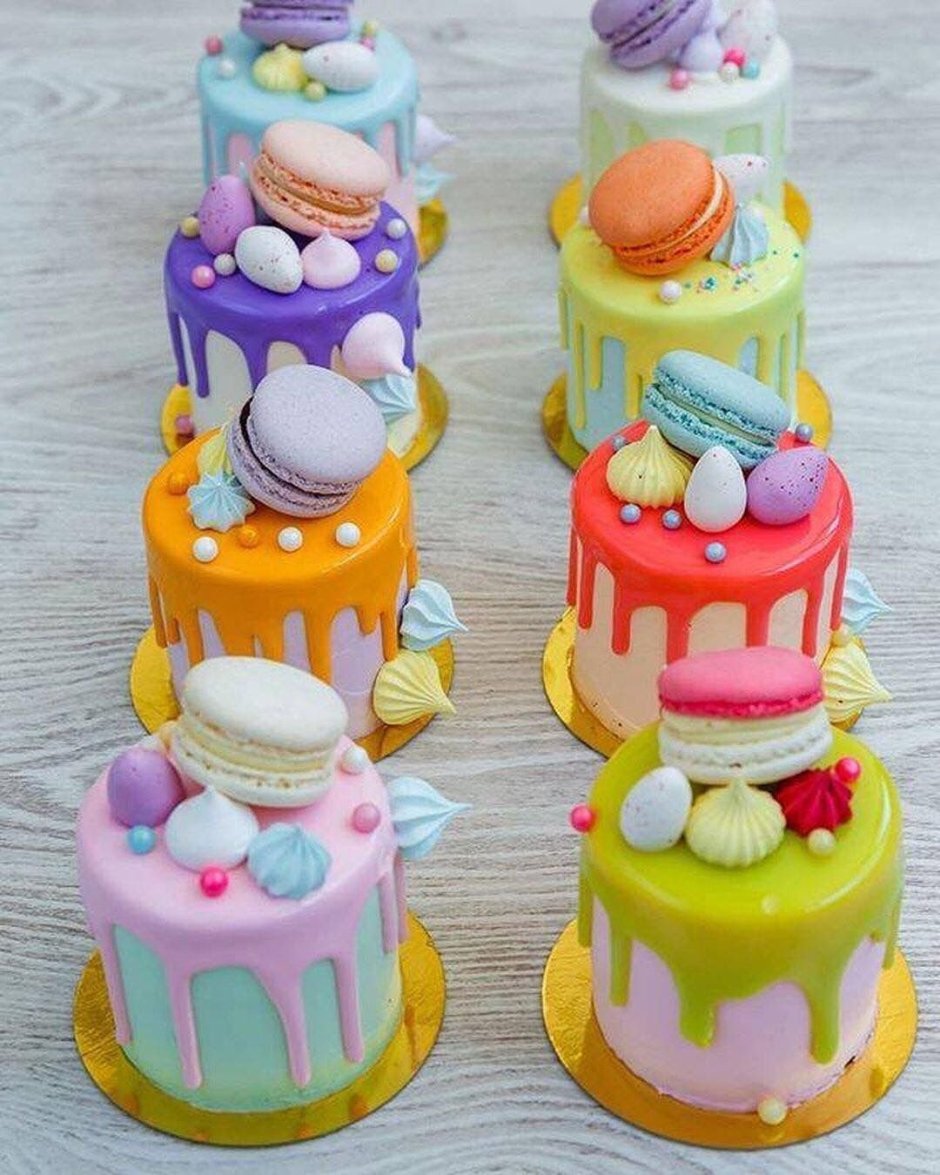 Торт с капкейками на день рождения девочки 2 года