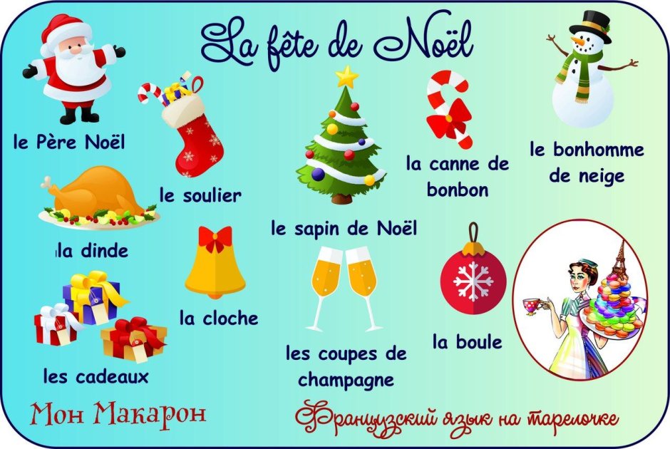 Новогодние слова на французском