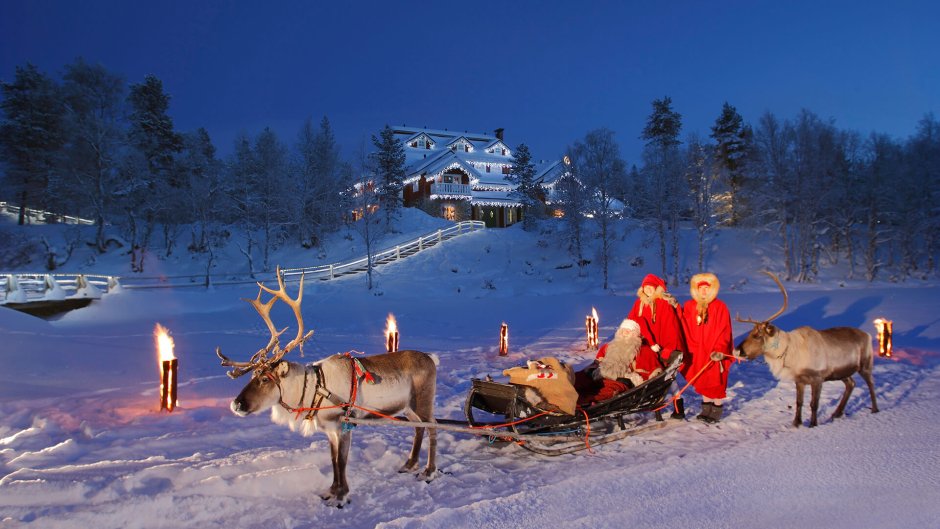 Igloo Village Kakslauttanen Санта Клаус