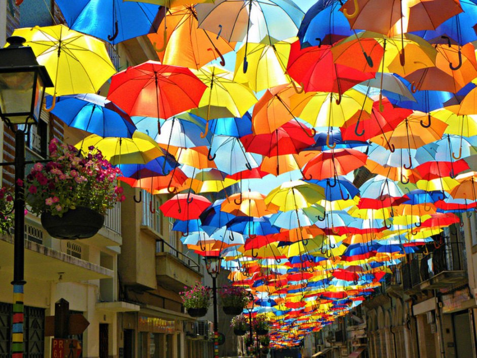 Зонтик разноцветный для детей