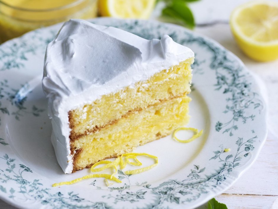 Маково-лимонный торт
