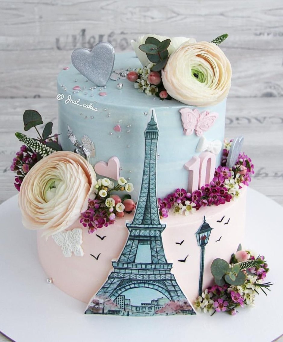 Торт Париж Эйфелева башня