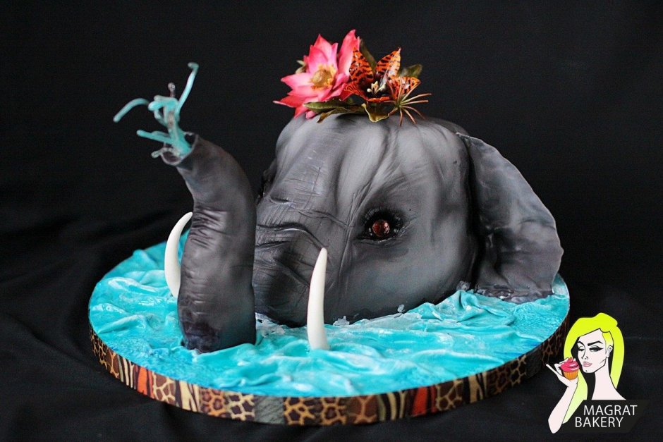 Торт в виде слоника