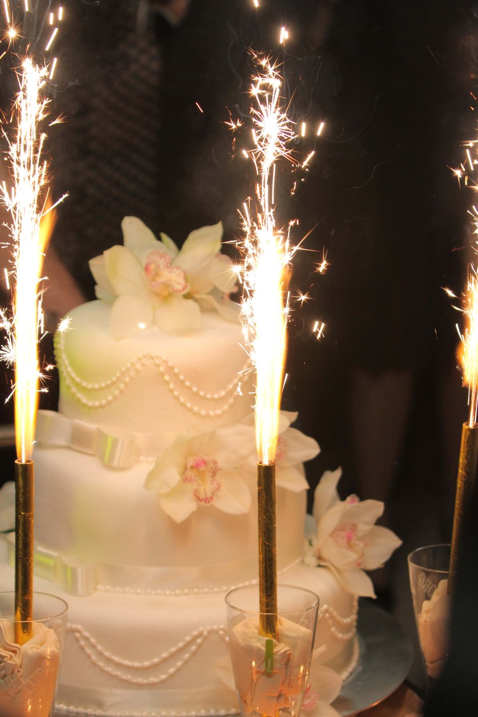 Свечи на свадебный торт