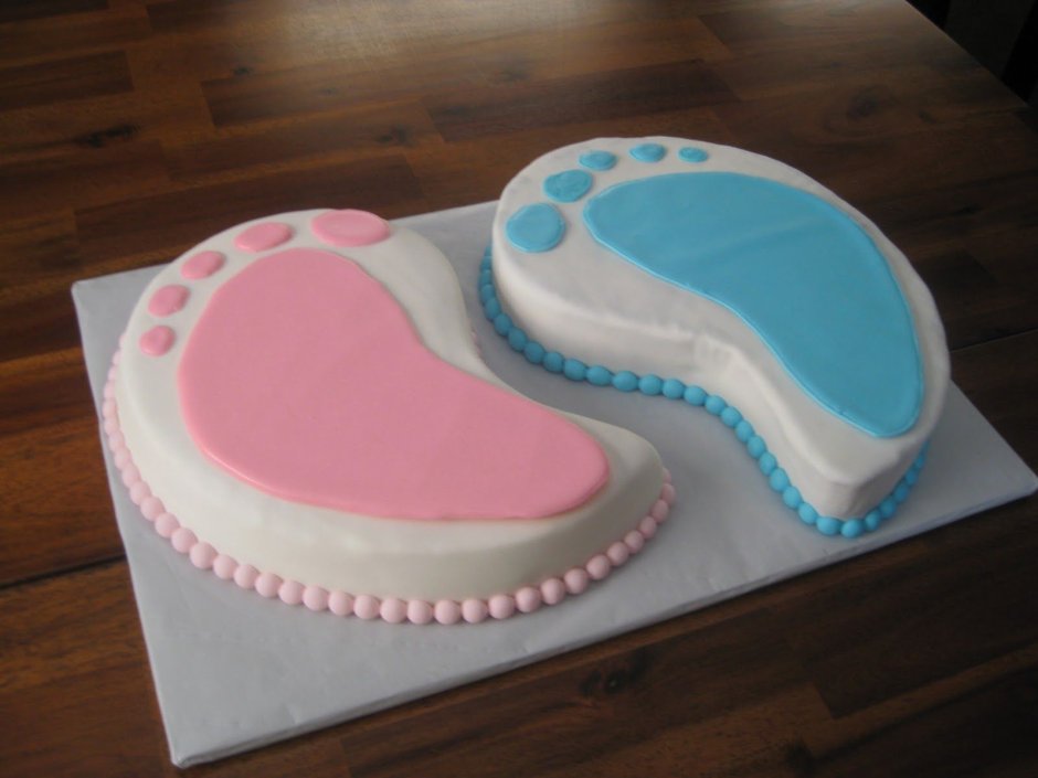 Торт для двойняшек мальчика и девочки 1 год