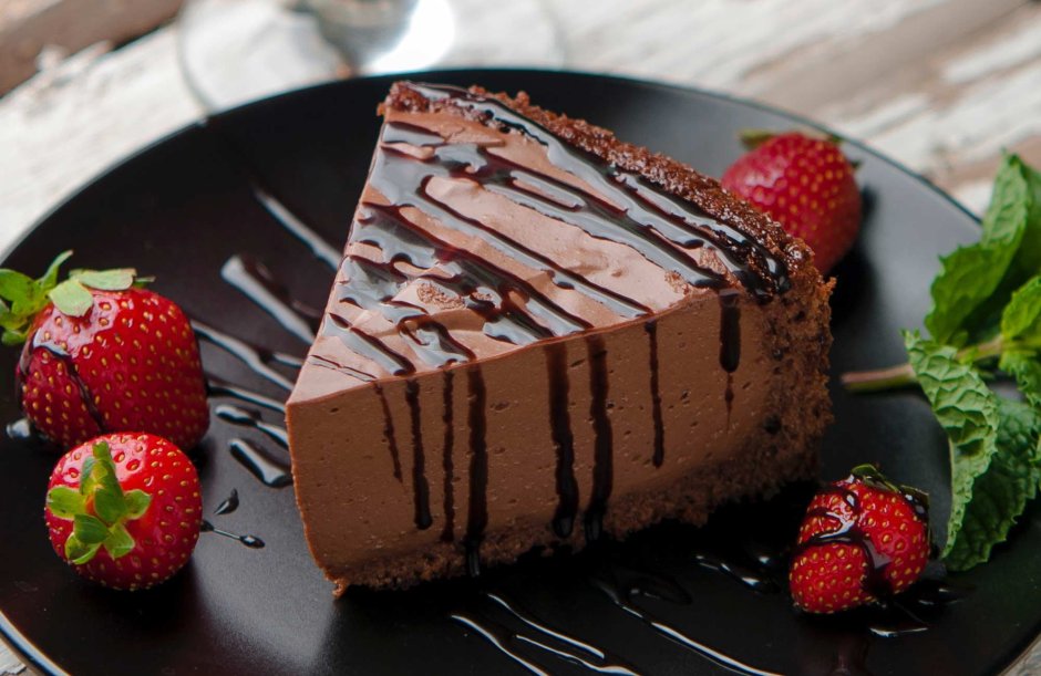 Шоколадный торт без выпечки