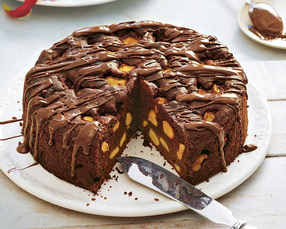 Шоколадный торт без выпечки в духовке