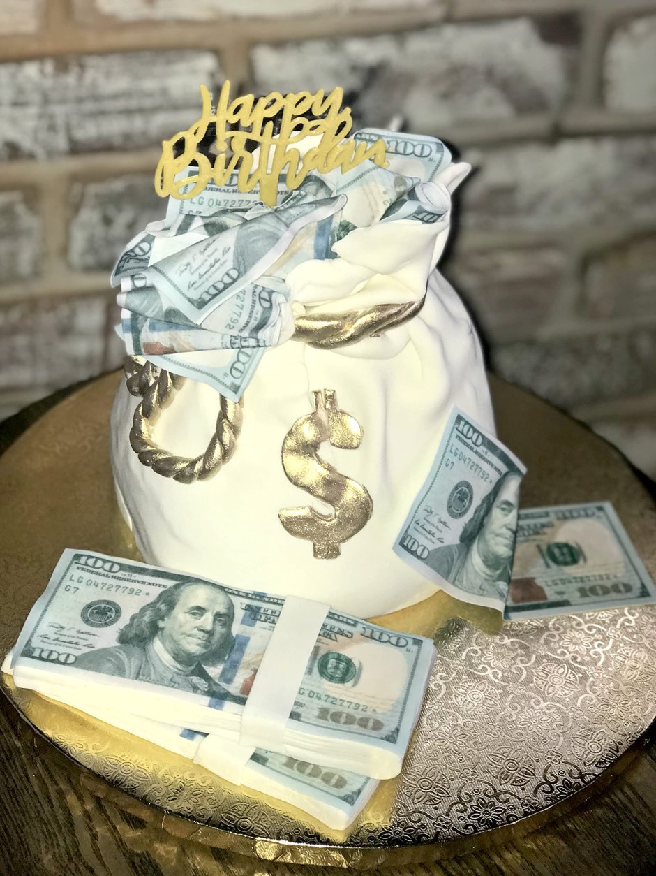Торт с деньгами на свадьбу
