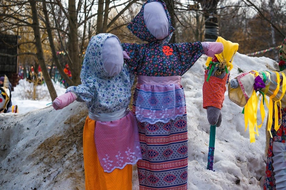 Кукла Масленица парк Гагарина