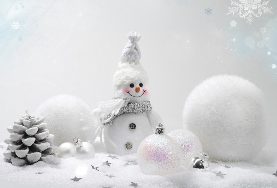 Снеговик и новый год