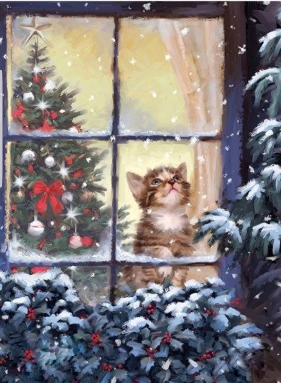 Сказочное новогоднее окно