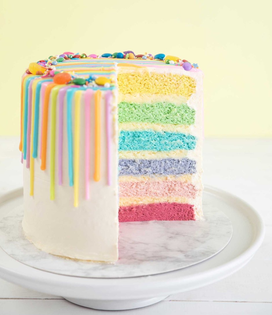 Торт пастельного цвета
