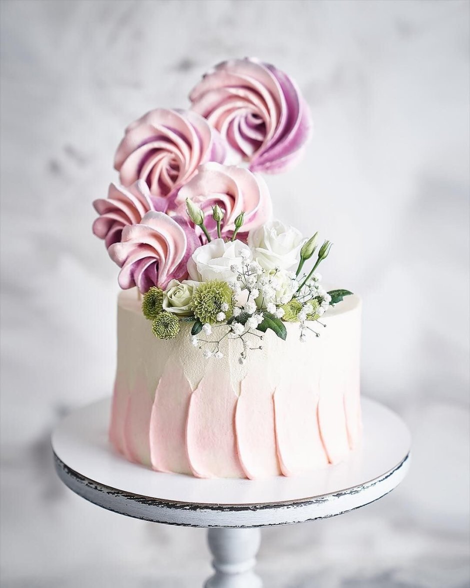 Свадебный торт 2021 одноярусный