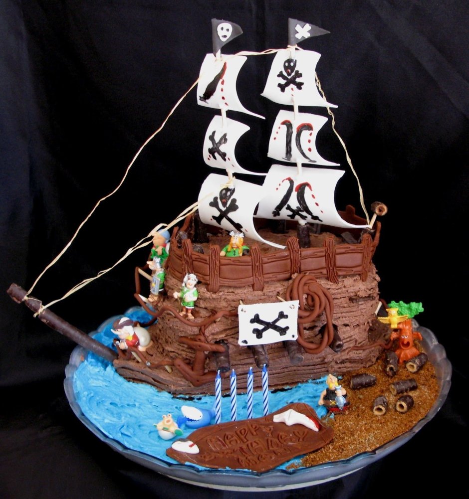 Торт пираты 10 лет