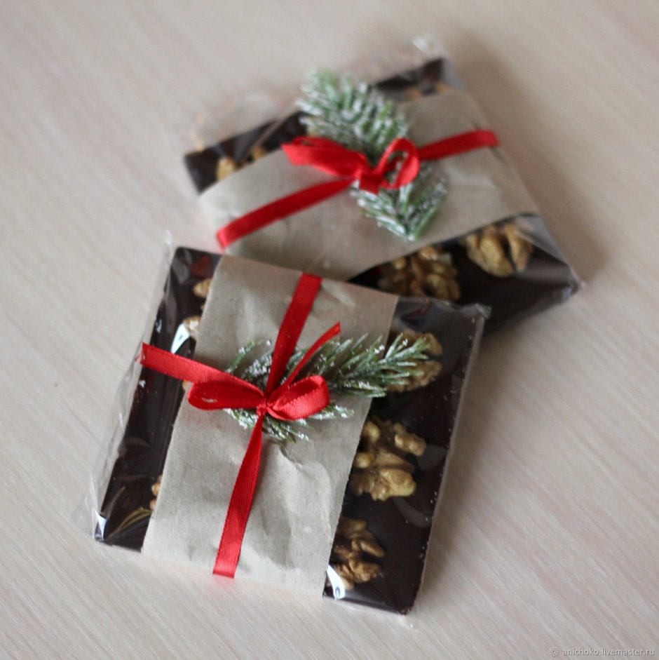 Новогодний подарок с шоколадками