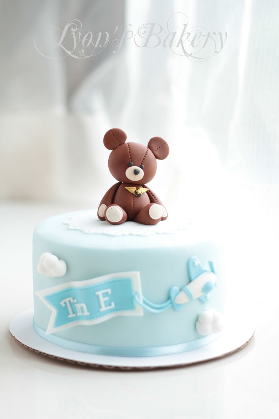 Торт на день рождения мальчику 1 годик мишки Тедди