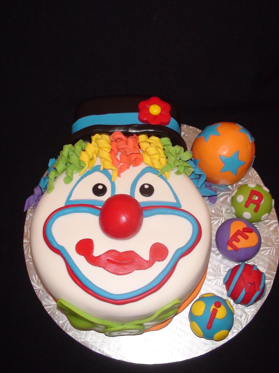 Тортики с клоуном
