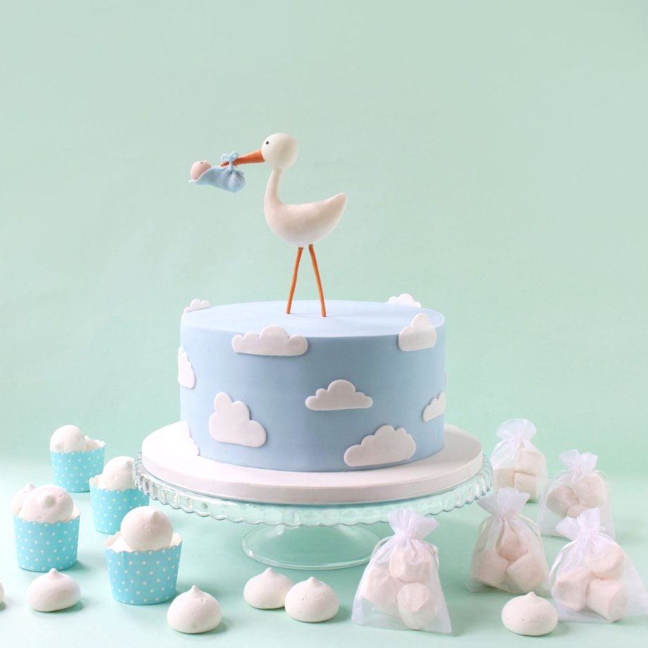 Cake with Stork