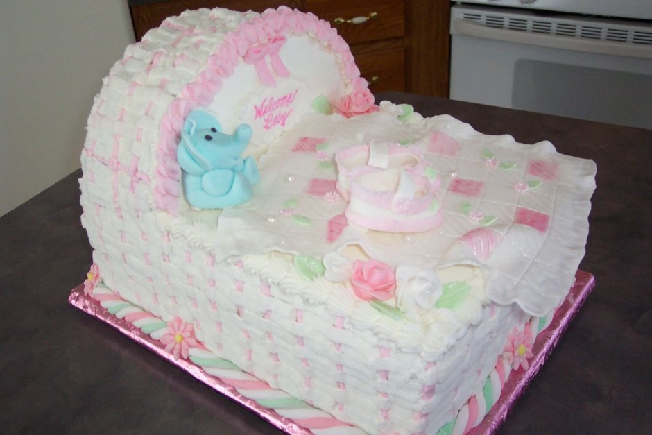 Кремовые торты для новорожденных