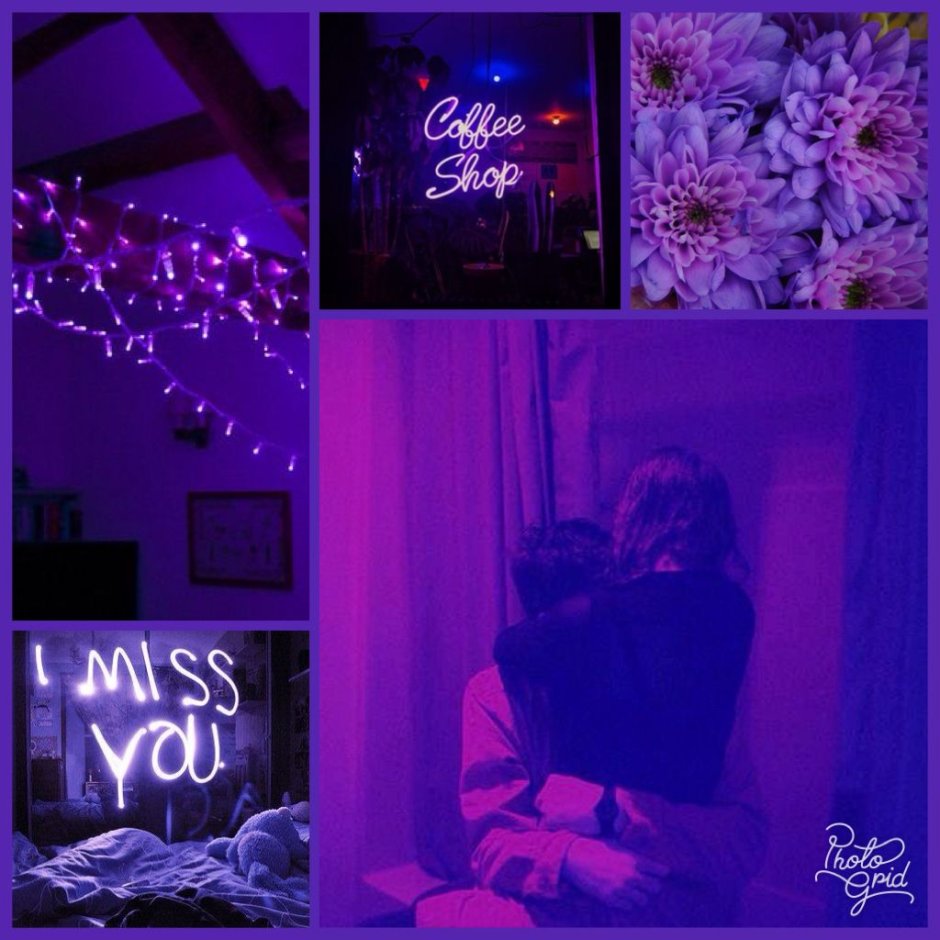 Эстетика фиолетового любовь