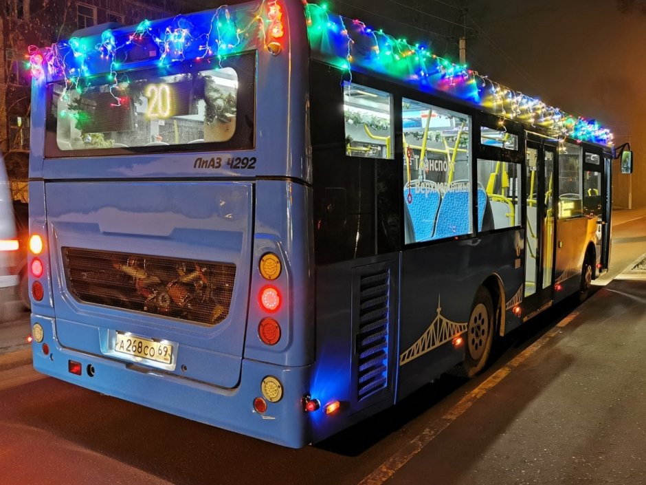 Московский трамвай 2022 ночью