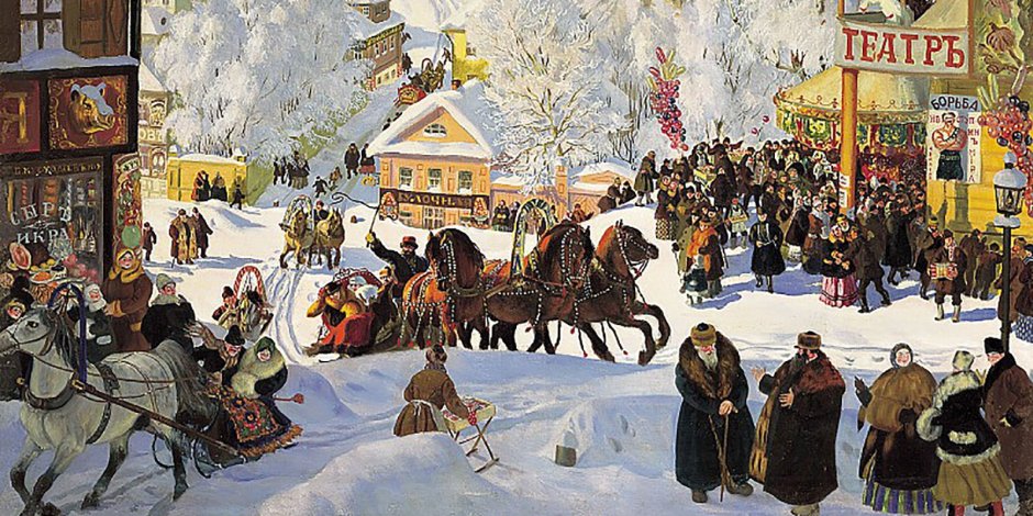 В.И.Суриков. Взятие снежного городка 1891 г.