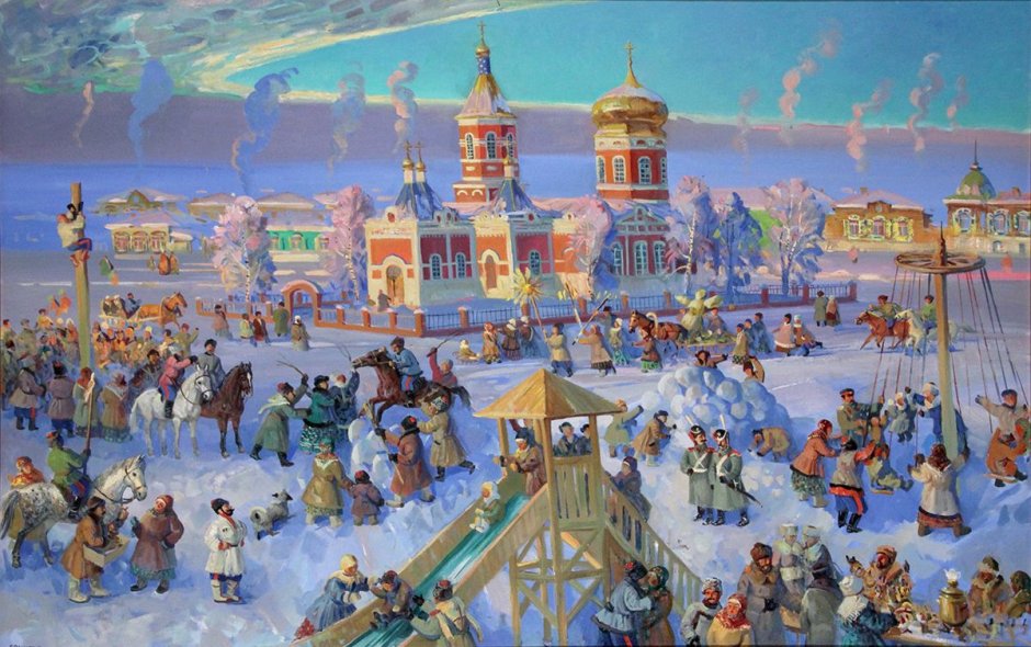 Картины Сурикова с зимними сюжетами