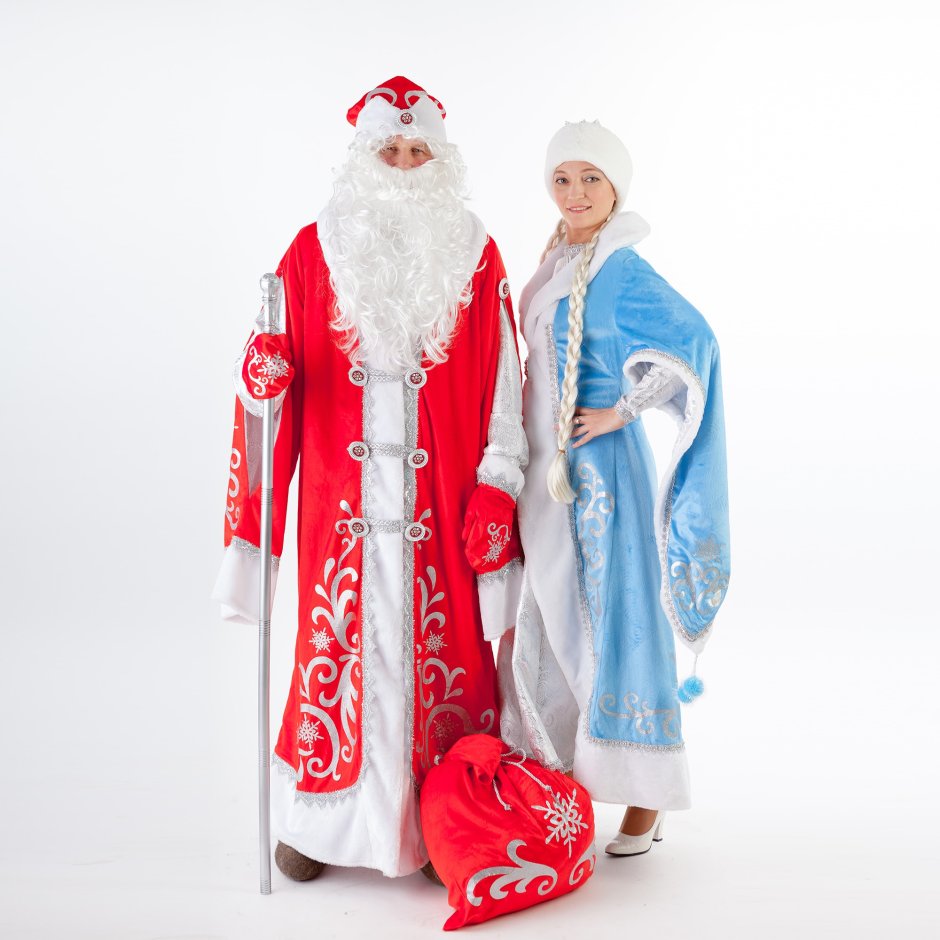 Идеи костюмов для Деда Морозов и снегурочек