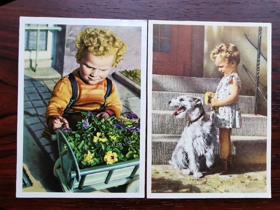 Винтажные открытки ГДР