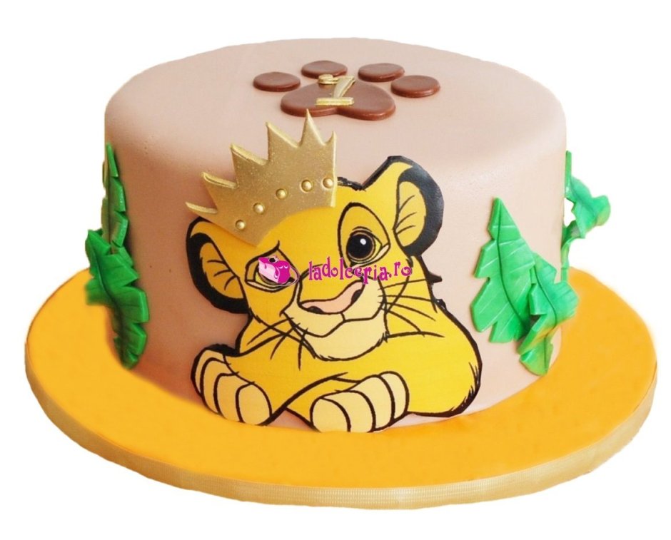 Бенто торт Король Лев