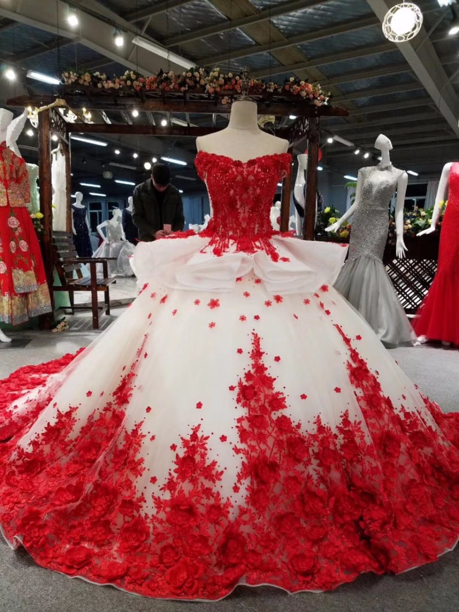 Платье TOBEBRIDE красное