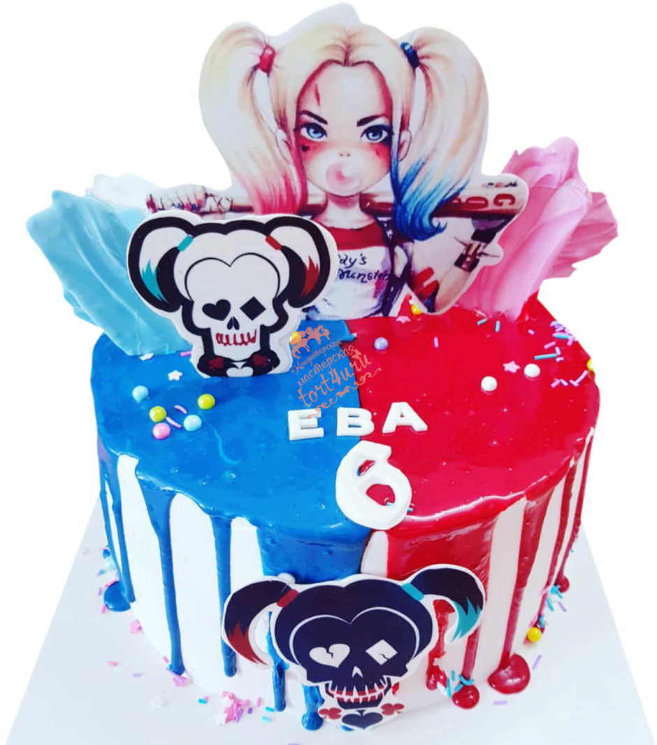 Harley Quinn торт