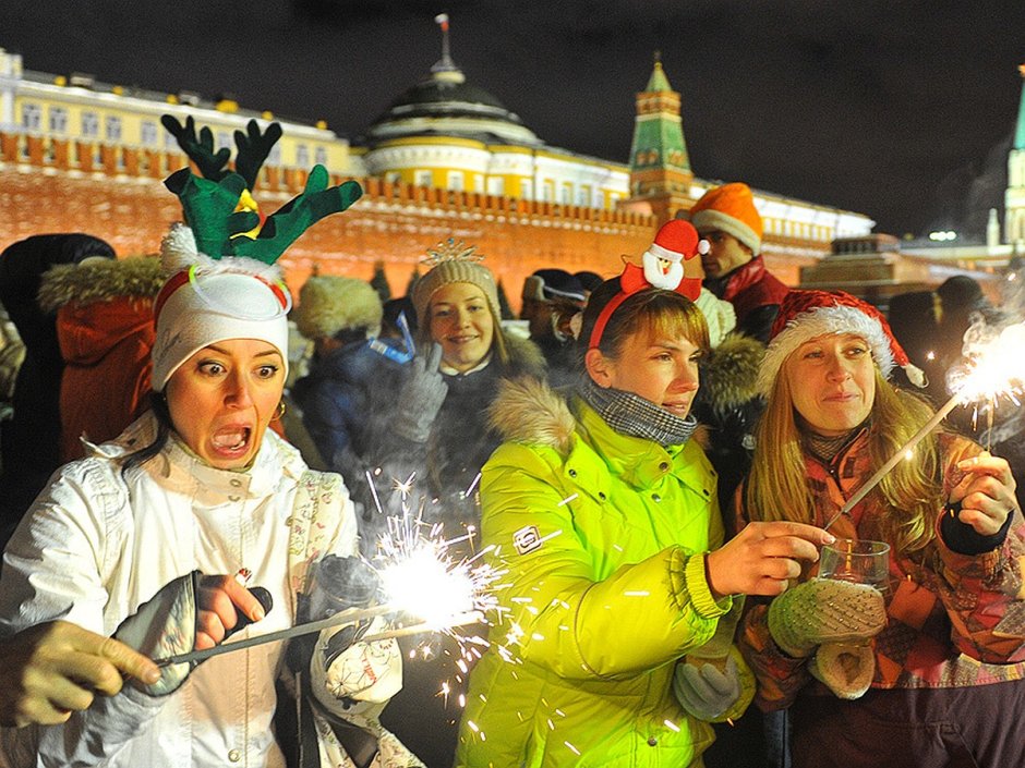 Новогодние праздники в России