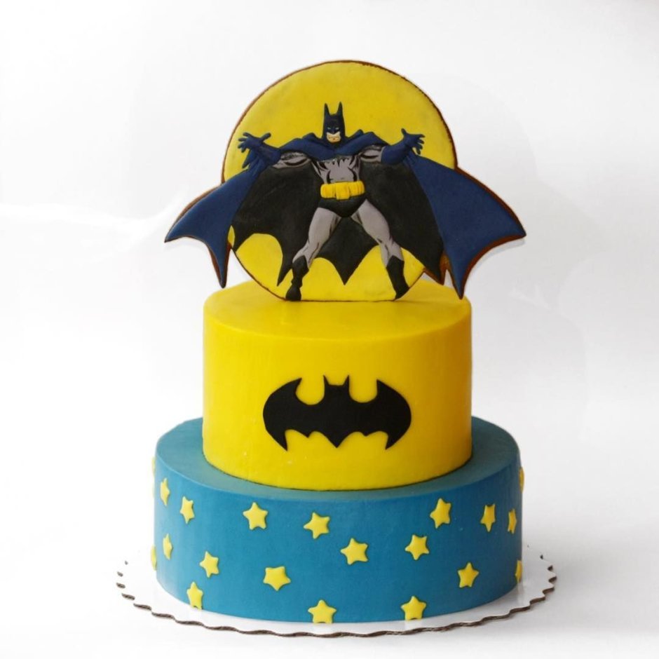 Смешной торт с Бэтменом