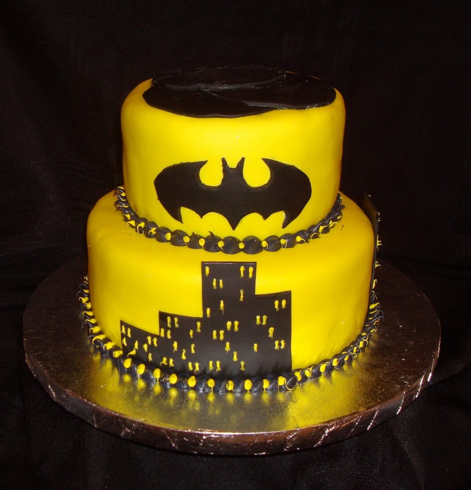 Торт на день рождения мальчику Бэтмен