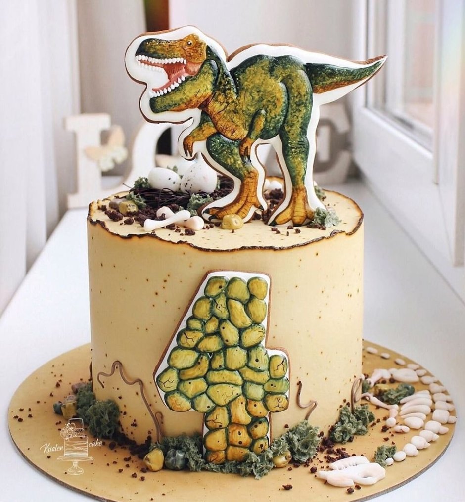 Пинтерест торт с динозаврами