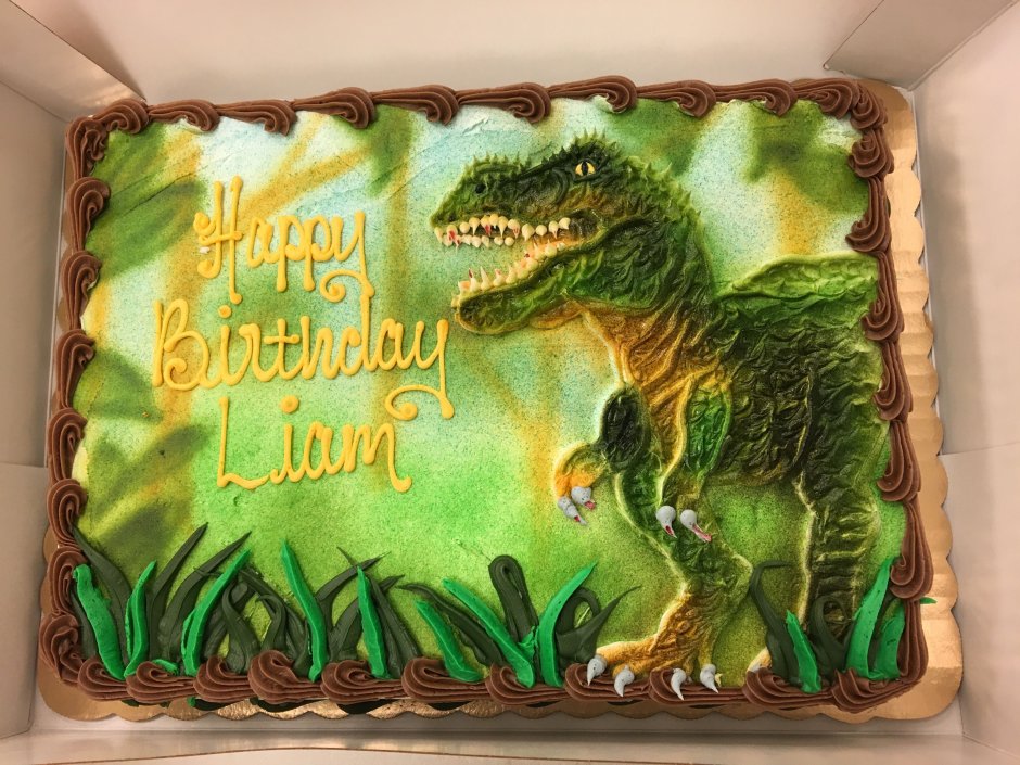 Пирог с динозаврами