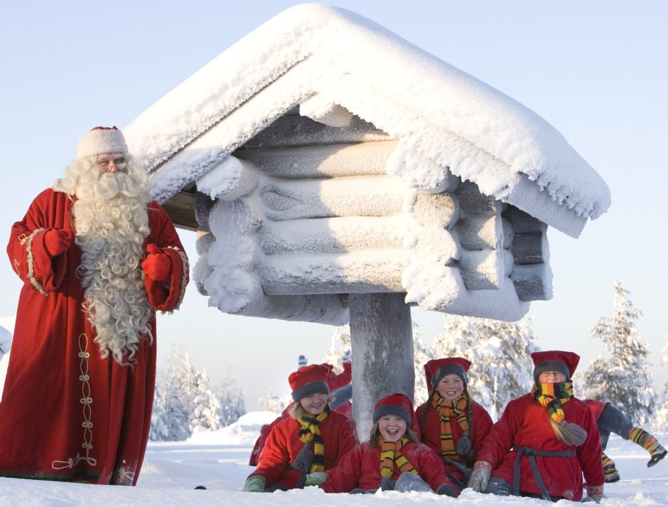 Санта Клаус резиденция в Финляндии развлечения