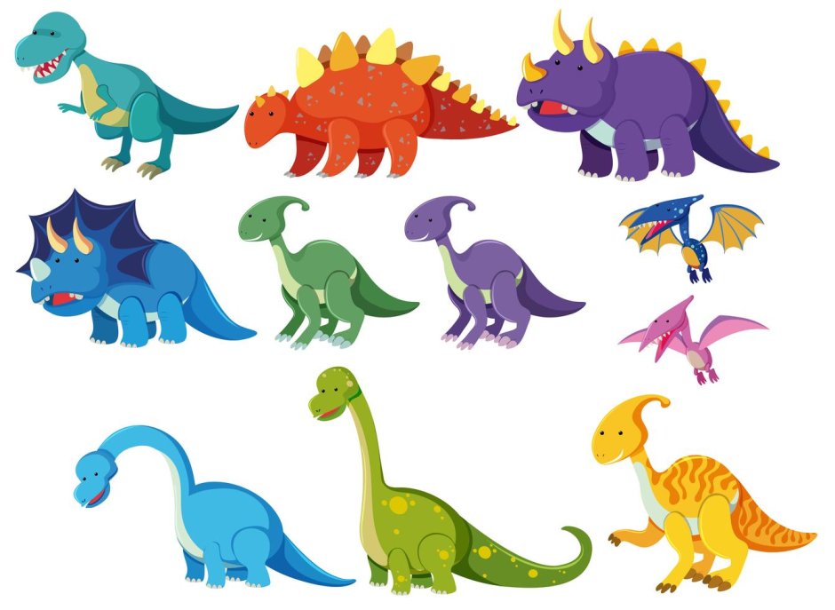 Динозавры на вафельной бумаге