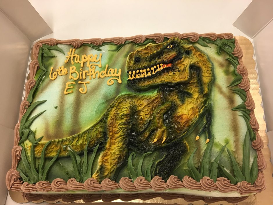 Торт с динозавром Блю