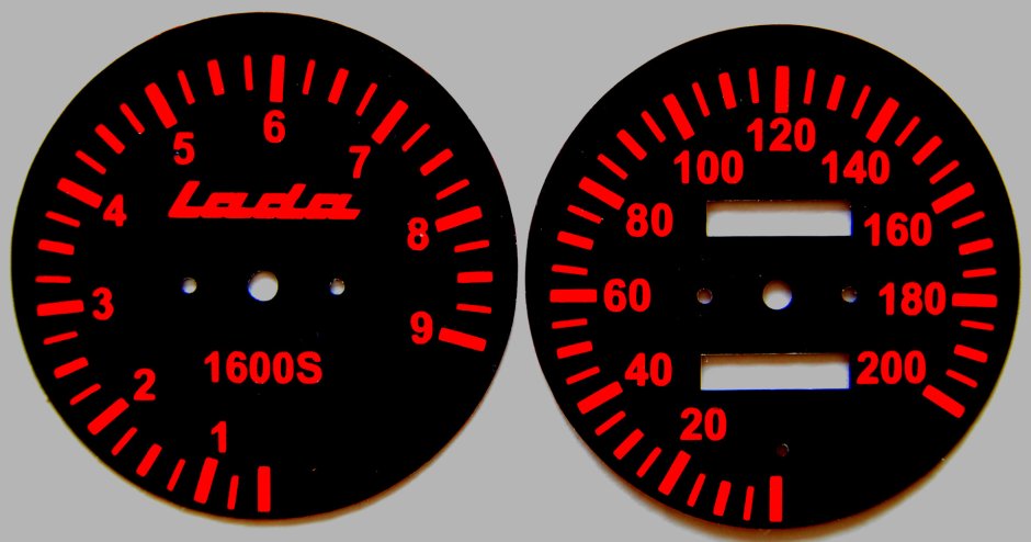 Шкалы приборов ВАЗ 2103-2106 Lada 1600s bmp