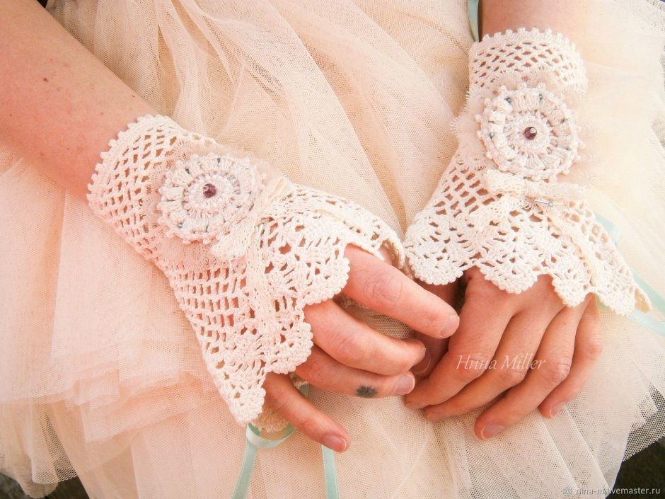 Перчатки для принцессы своими руками