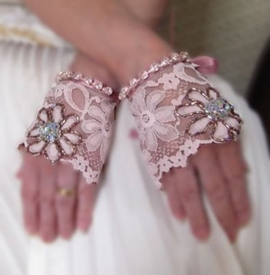 Перчатки под свадебное платье 2020