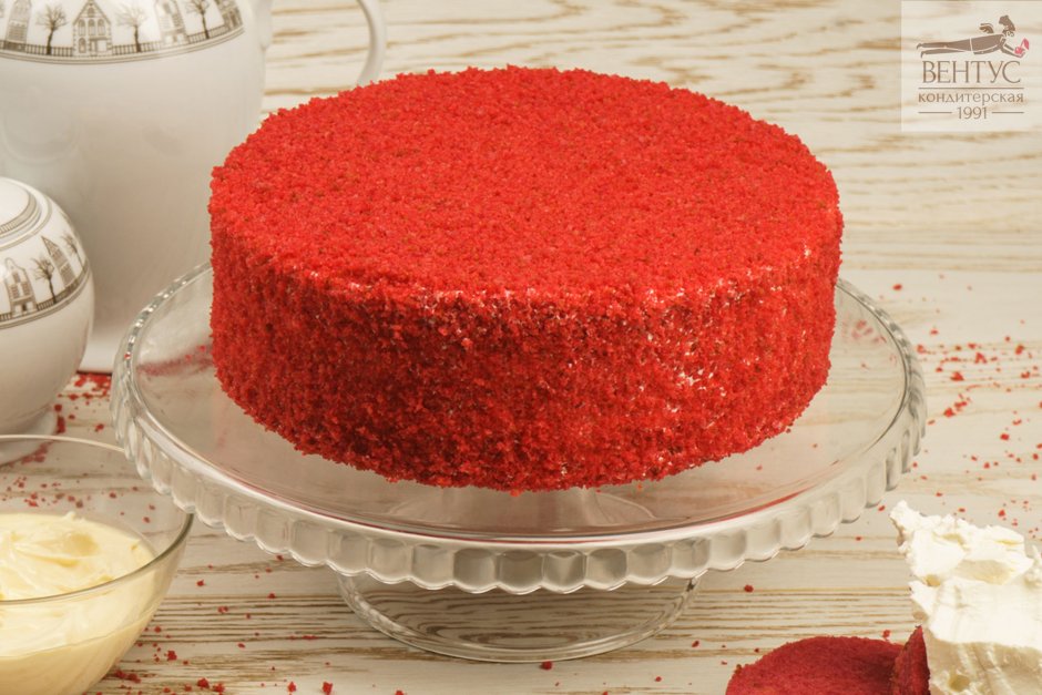 Торт красный бархат прямоугольный