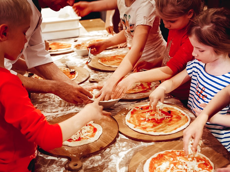 Мастер класс пицца для детей